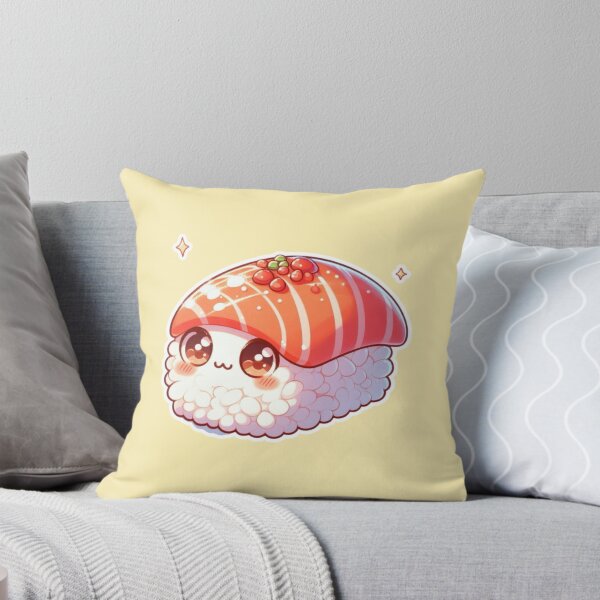 Item preview, Kawaii Sushi Manga Anime – Cute Chibi Japanese Food designed and sold by Sugar Wisdom .