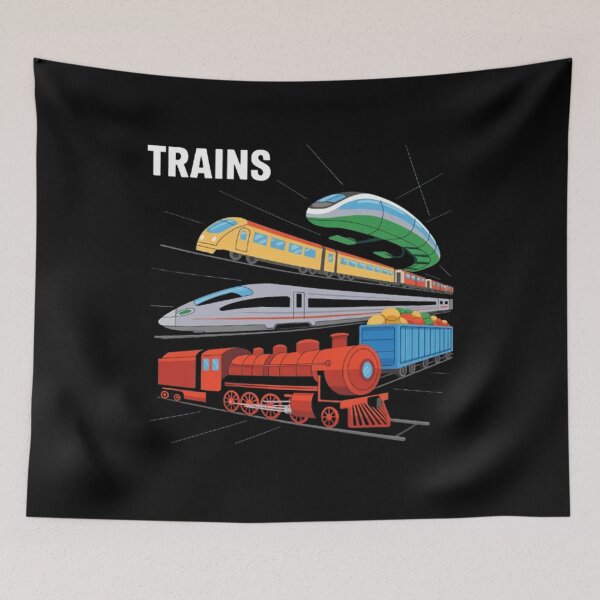 Item preview, Types Of Trains Locomotive designed and sold by BHMARTS.