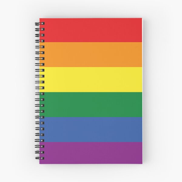 Aperçu de l'œuvre Drapeau de la fierté arc-en-ciel à rayures – Art LGBTQ+ audacieux pour les alliés et la communauté créée et vendue par Vector Woofs.