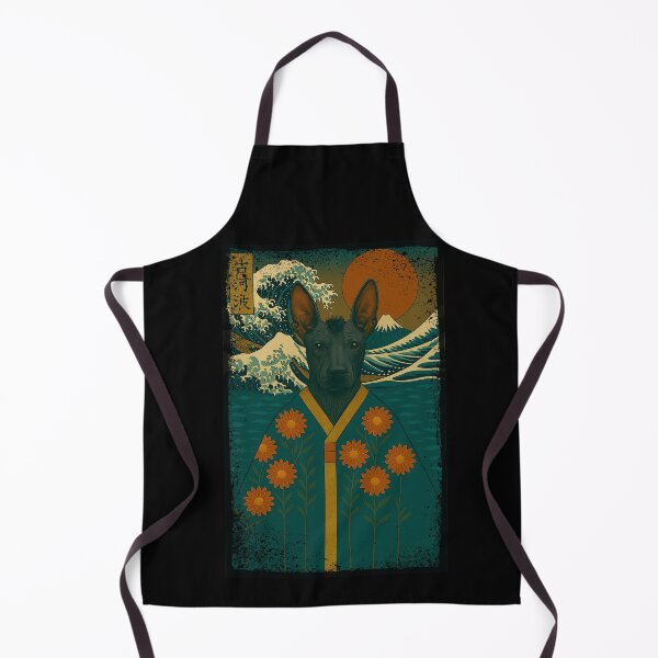 Item preview, Xoloitzcuintli Xolo Japanese Kanagawa Wave Kimono Dog Mom Dad Kids designed and sold by FurryHavenPH.