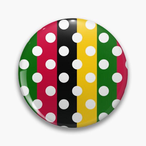Item preview, Polka Dots African Colors Stripes  designed and sold by PatternTitan.