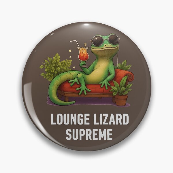 Item preview, funny lizard Lounge Lizard Supreme designed and sold by Uglyandcute.
