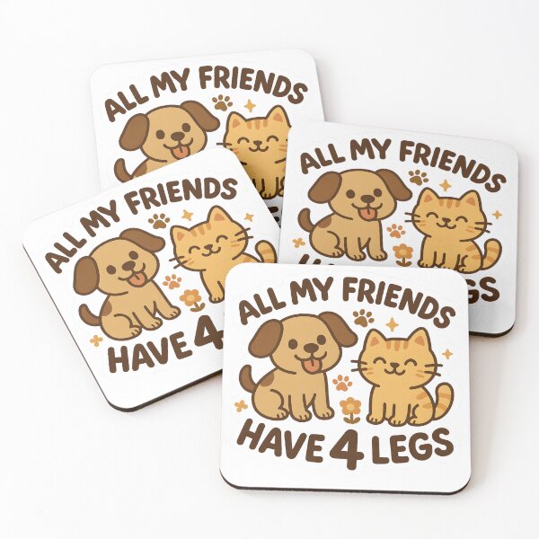 Item preview, All My Friends Have 4 Legs designed and sold by SphynxLove855.