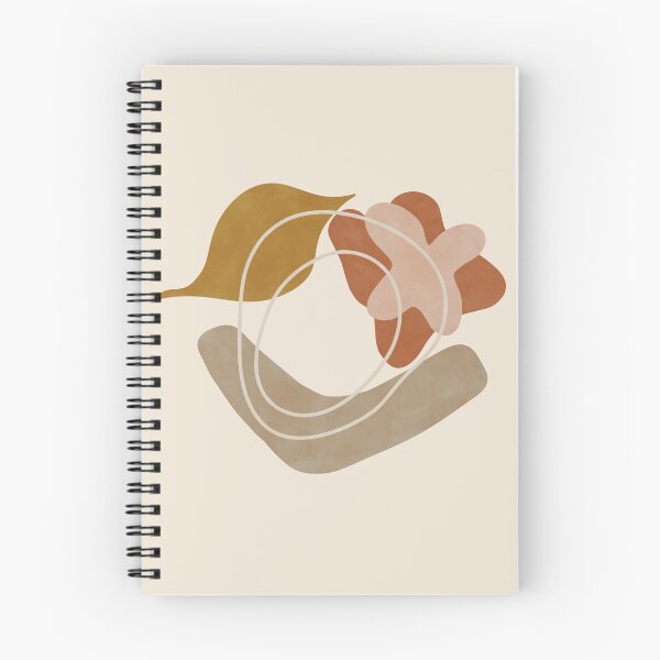 Item preview, Abstract Minimal Shapes in Warm Earthy Tones with Soft Lines designed and sold by NiceDigital.