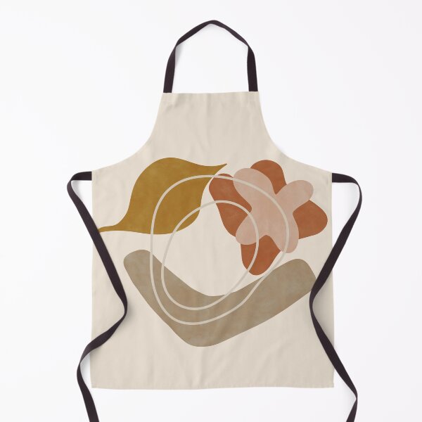 Item preview, Abstract Minimal Shapes in Warm Earthy Tones with Soft Lines designed and sold by NiceDigital.
