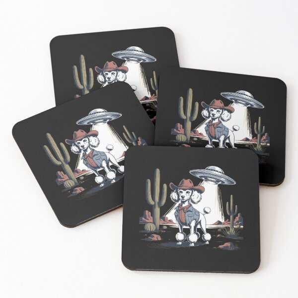 Item preview, Cowboy Poodle Dog Vintage 90s Western designed and sold by BHMARTS.