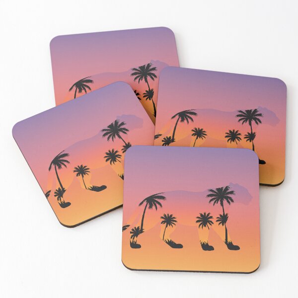 Item preview, Sunset Panther Silhouette designed and sold by WildWorldEt.