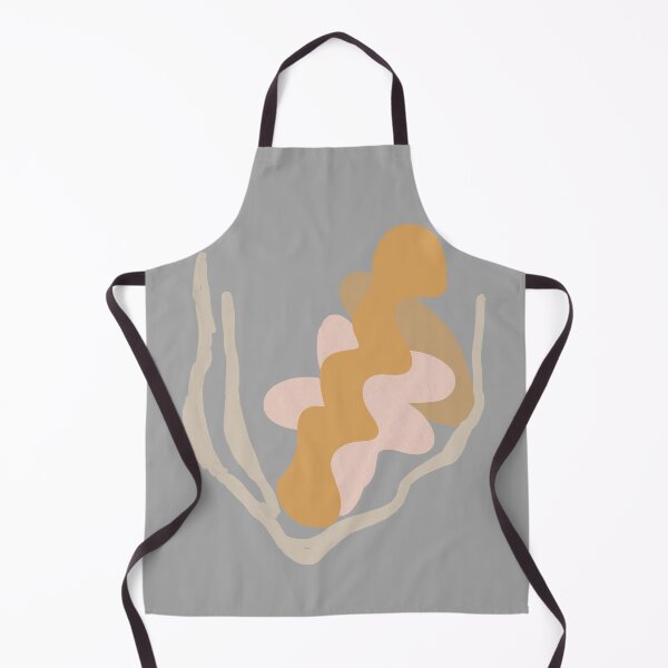 Item preview, Abstract Organic Shapes in Warm Earth Tones with Minimal Line Art designed and sold by NiceDigital.