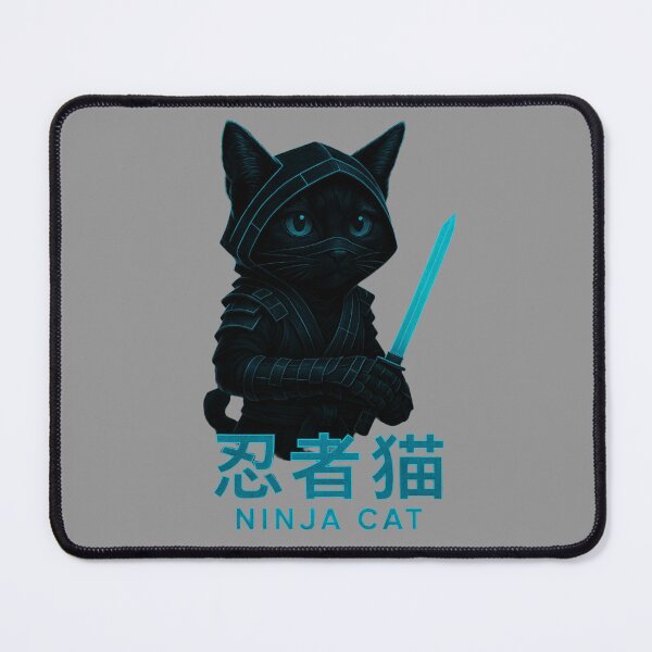 Item preview, Ninja cat cyberpunk designed and sold by DigitalArtTK.