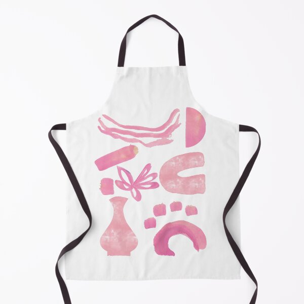 Item preview, Modern Pink Watercolor Shapes with Abstract Soft Forms designed and sold by NiceDigital.