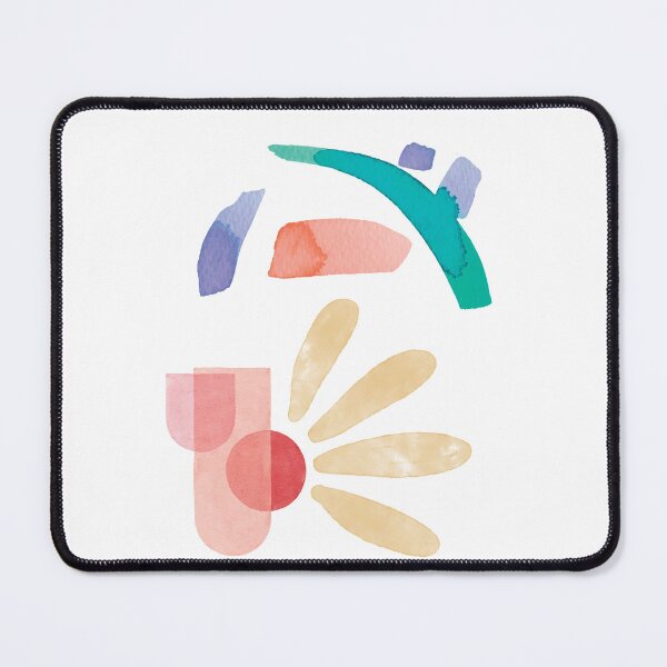 Item preview, Organic Watercolor Shapes in Soft Colors with Modern Artistic Vibes designed and sold by NiceDigital.