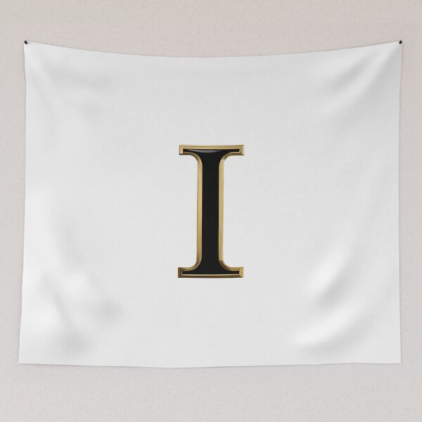 Item preview,  Letter I – Gold & Black Elegance designed and sold by RAKO13.