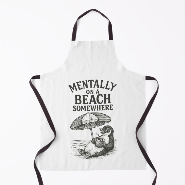 Item preview, Mentally On A Beach Somewhere designed and sold by Moad Fahim.