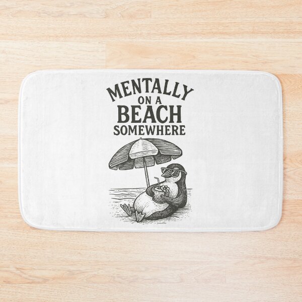 Item preview, Mentally On A Beach Somewhere designed and sold by Moad Fahim.