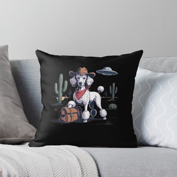 Item preview, Cowboy Poodle Dog Vintage 90s Western designed and sold by BHMARTS.