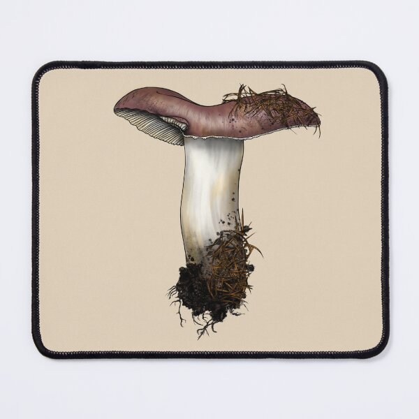 Item preview, Bare-toothed Russula Mushroom - Russula vesca designed and sold by TasiaZenzura.