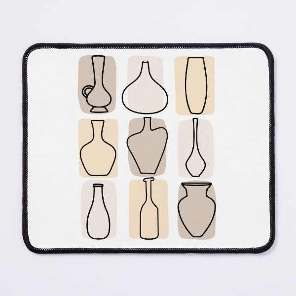 Item preview, Minimalist Vase Line Art with Neutral Abstract Background designed and sold by NiceDigital.