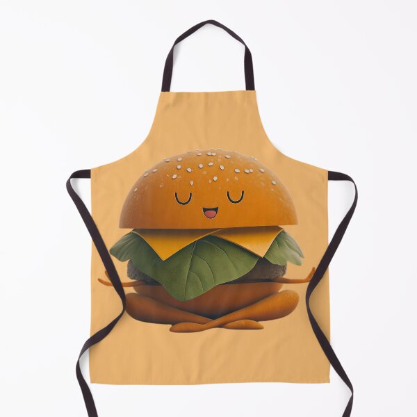 Item preview, Meditating Burger – Cute Kawaii Food Yoga designed and sold by SamartkitDesign.
