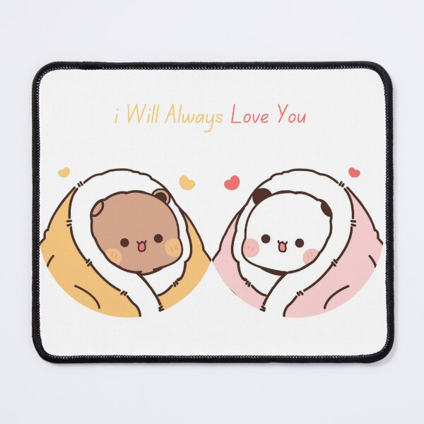Item preview, i Will Always Love You Panda And Brownie- True Love BuBu DuDu Couple 2026 designed and sold by DaresToDream.