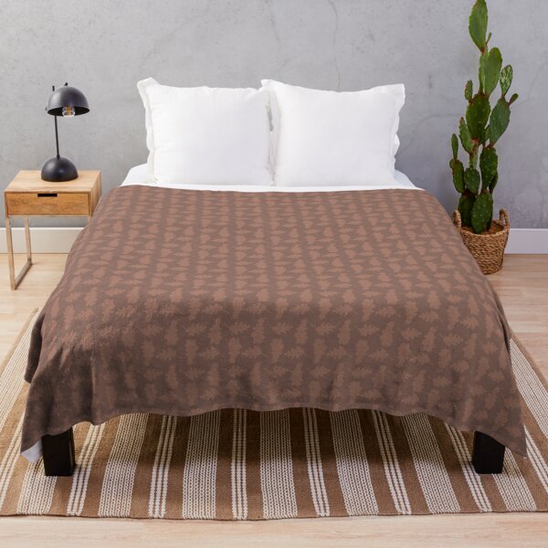 Item preview, Mono Autumnal Leaves - Mocha Elegance designed and sold by Daniel Bevis Design.