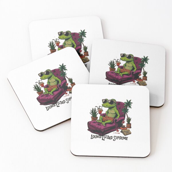 Item preview, funny lizard Lounge Lizard Supreme designed and sold by Uglyandcute.