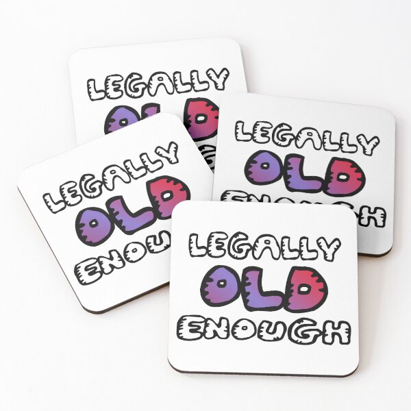 Item preview, Legally old enough designed and sold by QuanntixArt.