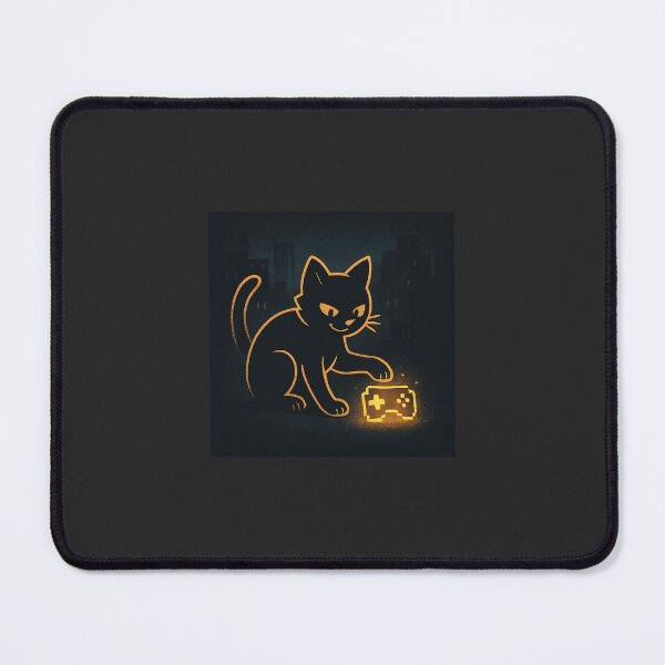 Item preview, Stray Cat Gamer - Neon Nights designed and sold by alginus.