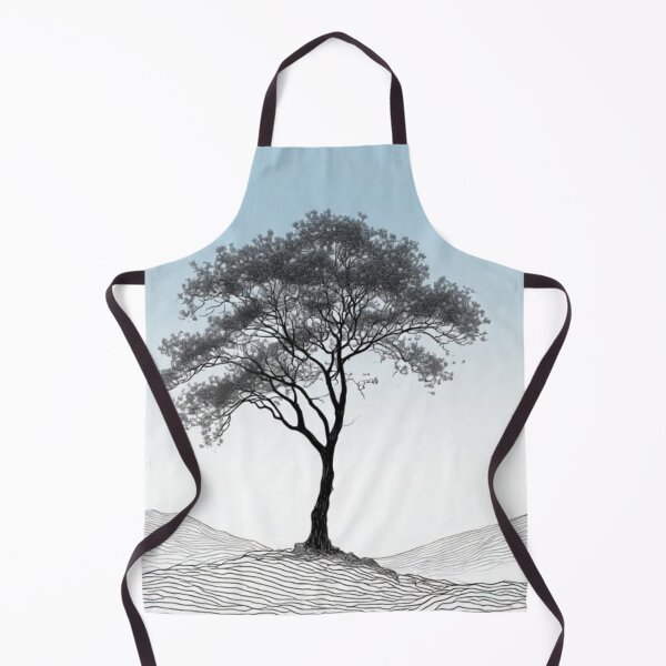 Item preview, Solitary Elegance: A Minimalist Tree in Line Art designed and sold by Virtuals1.