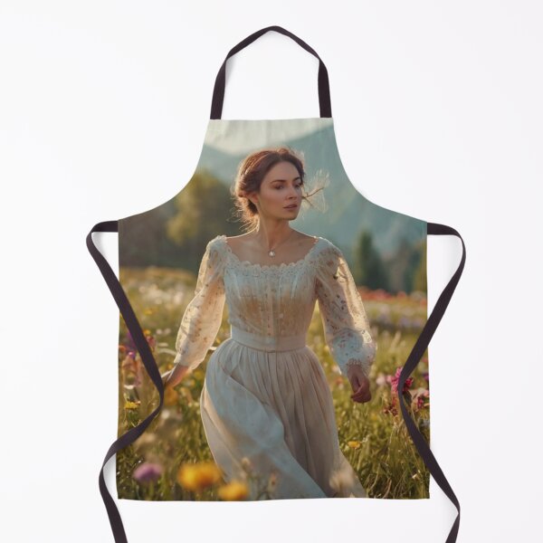 Aperçu de l'œuvre The Wanderer: Victorian Woman Among Summer Flowers créée et vendue par BlareBlare.