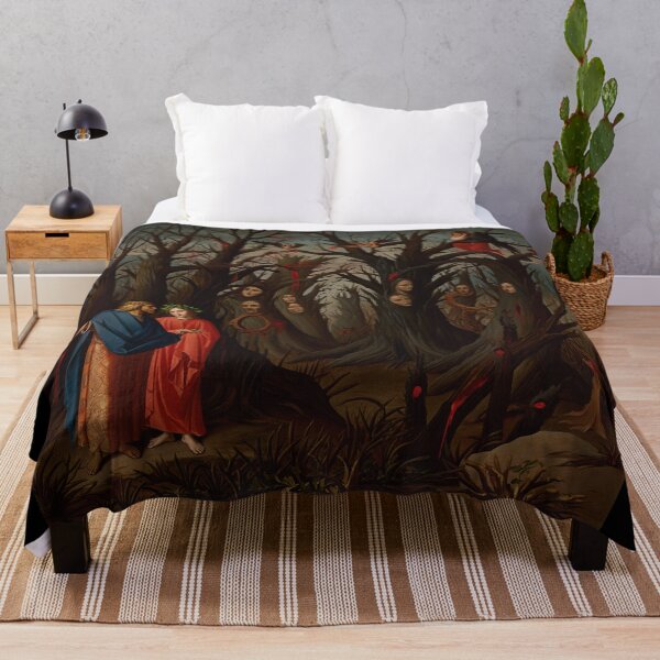 Item preview,  Painting depicting Dante's Inferno the Divine Comedy medieval art designed and sold by Vintage Designs +.