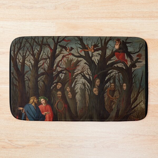 Item preview,  Painting depicting Dante's Inferno the Divine Comedy medieval art designed and sold by Vintage Designs +.