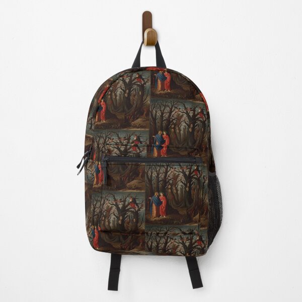 Item preview, Painting depicting Dante's Inferno the Divine Comedy medieval art designed and sold by Vintage Designs +.
