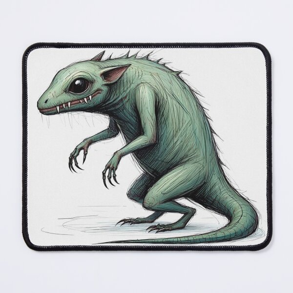 Item preview, Chupacabra Cryptid illustration designed and sold by Vintage Designs +.