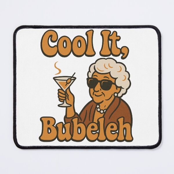 Item preview, Cool It, Bubeleh – Retro Grandma Martini Wall Art designed and sold by JRRouse.