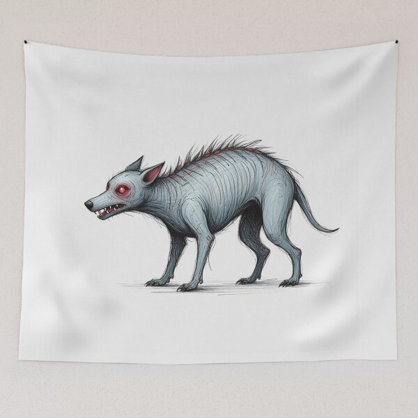 Item preview, Chupacabra Cryptid illustration designed and sold by Vintage Designs +.