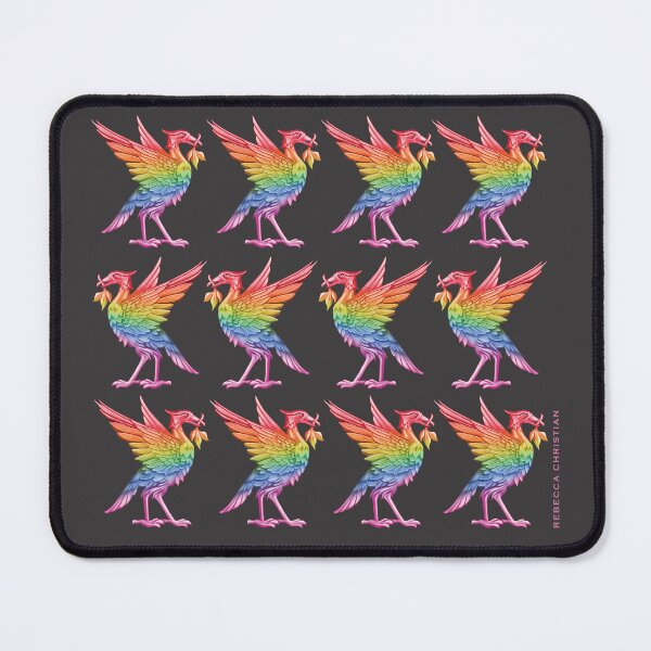 Item preview, Liverpool Pride Rainbow Liverbird designed and sold by Illustratorbeck.
