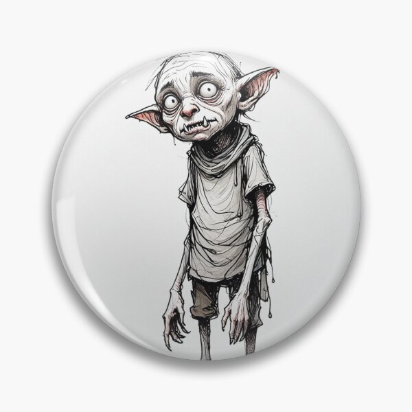 Item preview, Cute Fantasy Goblin character illustration designed and sold by Vintage Designs +.