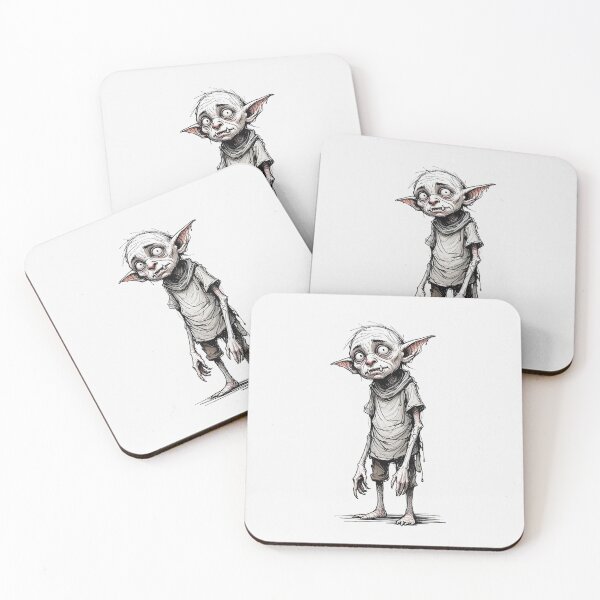 Item preview, Cute Fantasy Goblin character illustration designed and sold by Vintage Designs +.