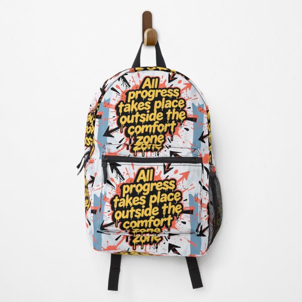 Item preview, “All progress takes place outside the comfort zone” designed and sold by casamomo.