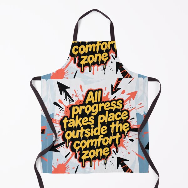 Item preview, “All progress takes place outside the comfort zone” designed and sold by casamomo.