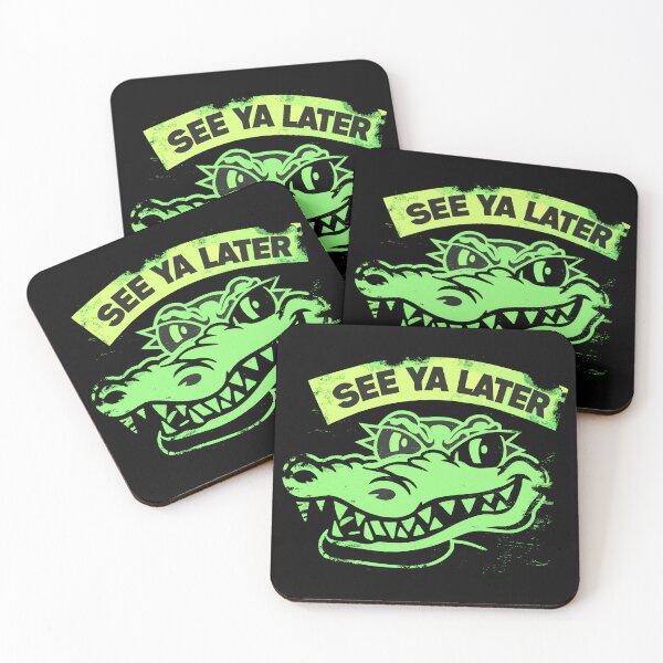 Item preview, See Ya Later Alligator Funny Retro Gator Design designed and sold by VikArtStudio.