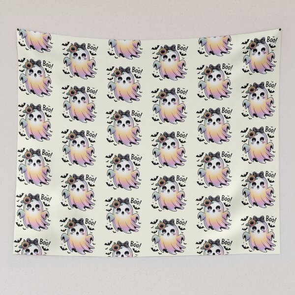Item preview, Coquette Floral Ghost Illustration designed and sold by sasyall.