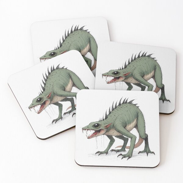 Item preview,  Chupacabra Cryptid illustration designed and sold by Vintage Designs +.