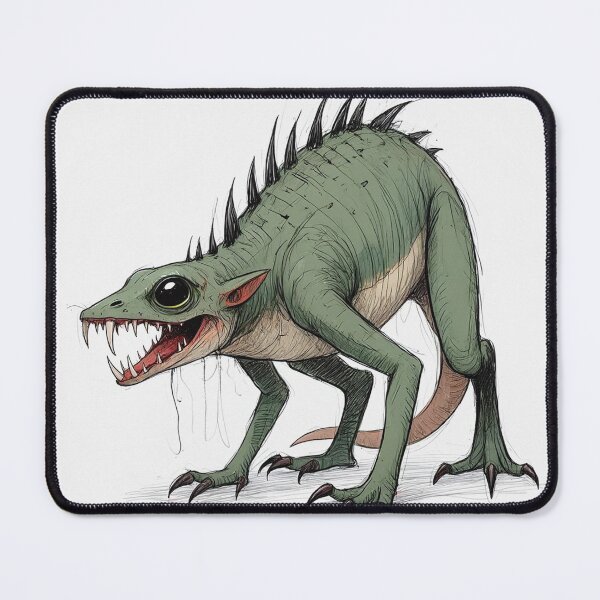 Item preview, Chupacabra Cryptid illustration designed and sold by Vintage Designs +.