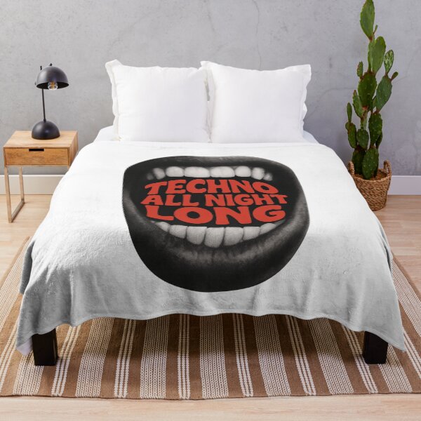 Item preview, TECHNO ALL NIGHT LONG – rave-ready statement design designed and sold by RICK-TURNER.