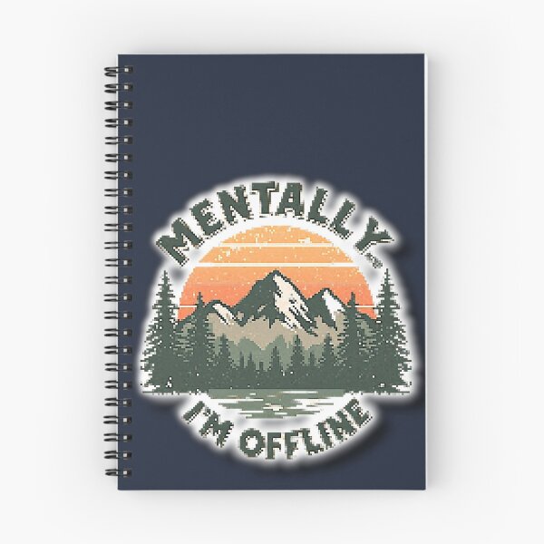 Item preview, Mentally I’m Offline Retro Sticker - green 2 designed and sold by ProShoper24®.