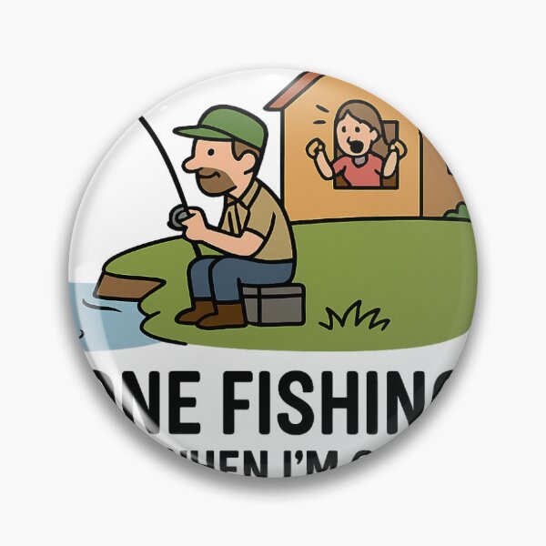 Item preview, Good Vibes & Tight Lines – Fun Cartoon Fishing Design PNG designed and sold by Aucia.