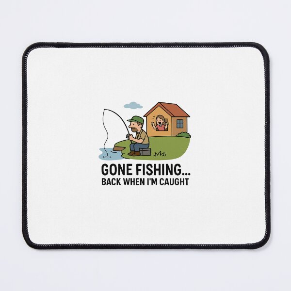 Item preview, Good Vibes & Tight Lines – Fun Cartoon Fishing Design PNG designed and sold by Aucia.