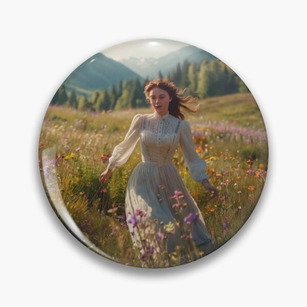 Item preview, Whispers of the Meadow: Victorian Woman Artprint designed and sold by BlareBlare.
