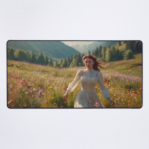 Artikelvorschau, Whispers of the Meadow: Victorian Woman Artprint entworfen und verkauft von BlareBlare.